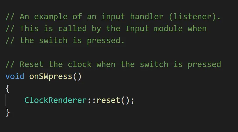 Input Listener Example